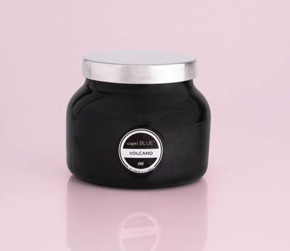 Volcano Black Petite Jar, 8 oz