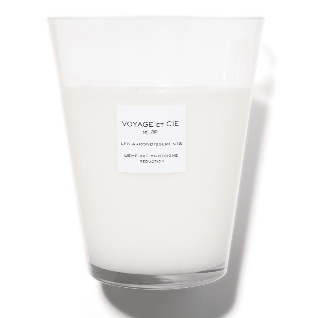 French Cut Wide 8" 48 oz Candle