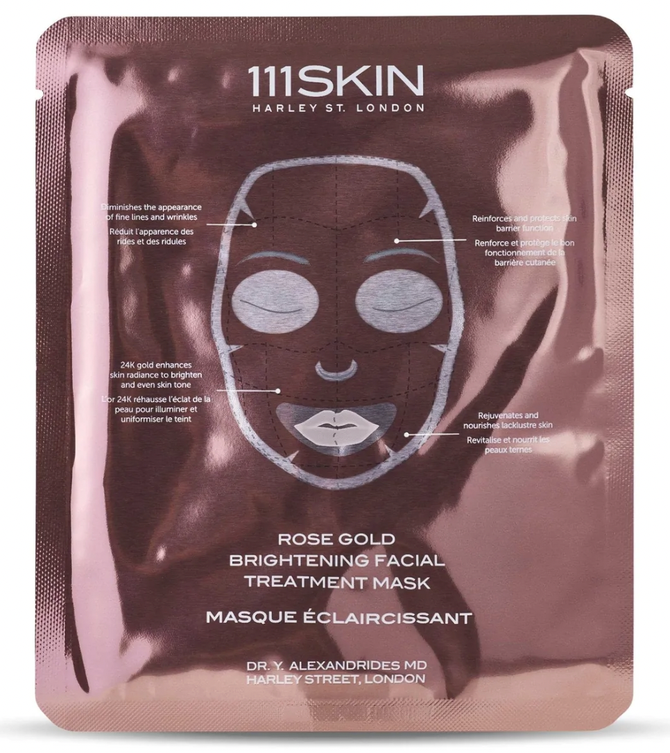 Rose Gold Brightening Facial Treatment Mask Boxed Fragrance Free 2022 Version