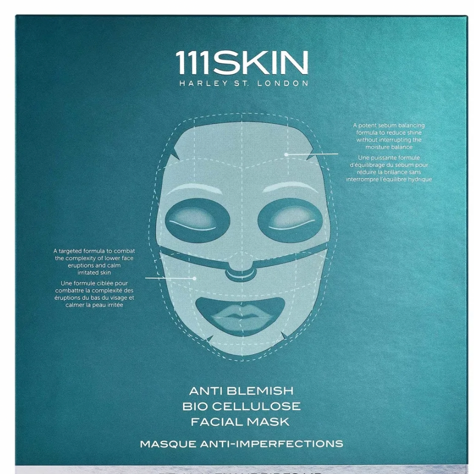 Anti Blemish Bio Cellulose Facial Mask Box 5 x 25ml