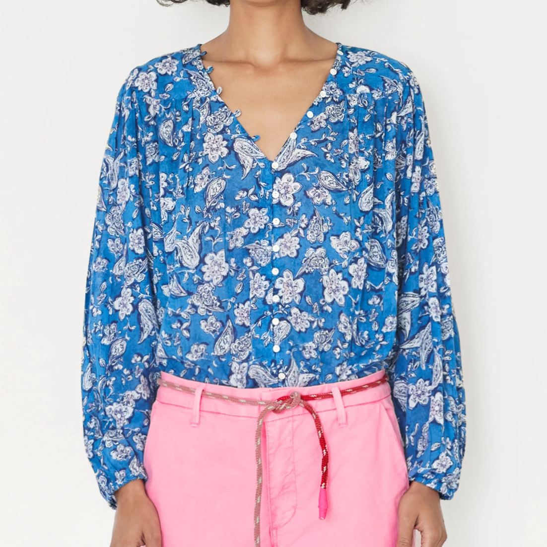 Blouse in Perrin Paisley