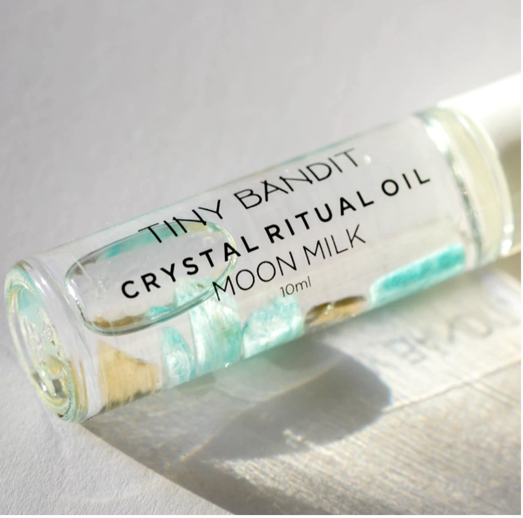 Crystal Ritual Oil in Moon Milk Fragrance